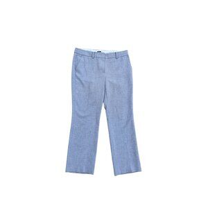 Talbots Womens Petites Dress Pants Light Gray Size 8P Modern Fit Polyester Blend